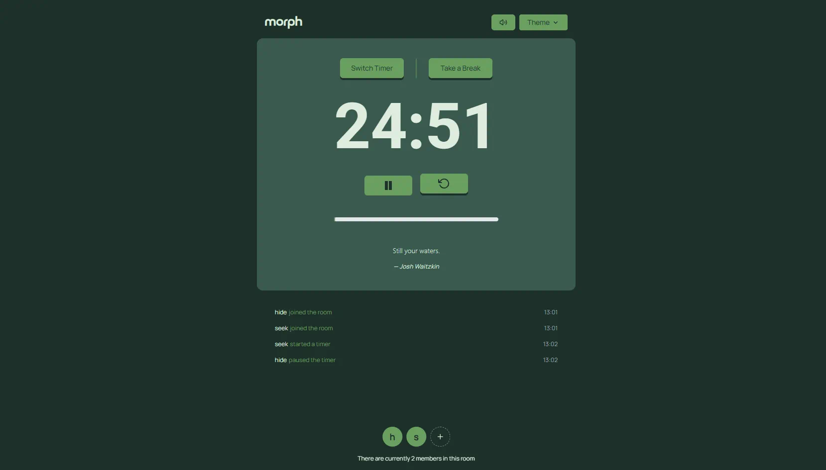 Morph - Pomodoro Timer